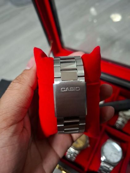 นาฬิกา casio สีดำ สายสเเตนเลท รูปที่ 3