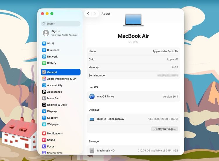 MacBook Air 13-inch M1,2020 Ram8GB SSD256GB SpaceGray รูปที่ 12
