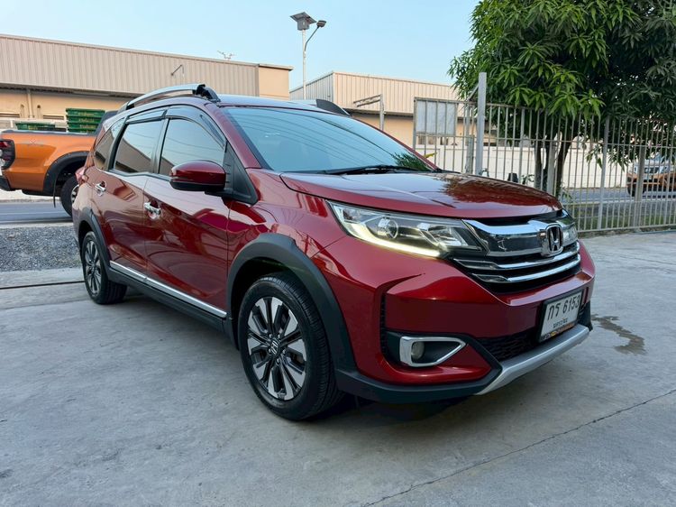 Honda BR-V 2019 1.5 SV Utility-car เบนซิน ไม่ติดแก๊ส เกียร์อัตโนมัติ แดง รูปที่ 3