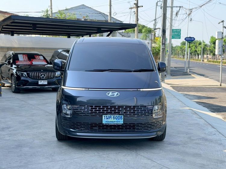 Hyundai Staria 2025 2.2 Trend S Van ดีเซล ไม่ติดแก๊ส เกียร์อัตโนมัติ เทา