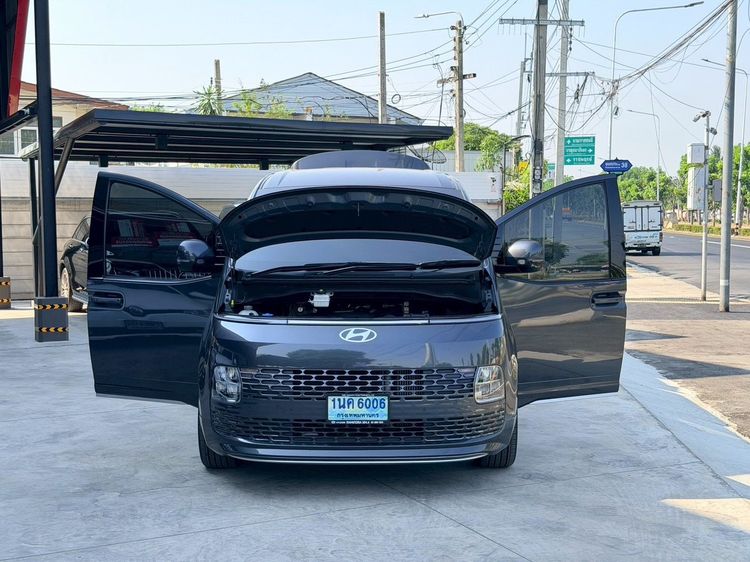 Hyundai Staria 2025 2.2 Trend S Van ดีเซล ไม่ติดแก๊ส เกียร์อัตโนมัติ เทา