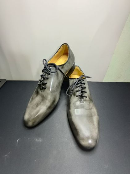 รองเท้าหนัง Oxford สี Patina เทา-ดำ แบรนด์ Favoriteshoes by Picha ไซส์ 41