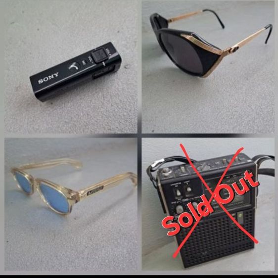 วิทยุ Sony , แว่น Vans ,dior , บลูทูธSony
