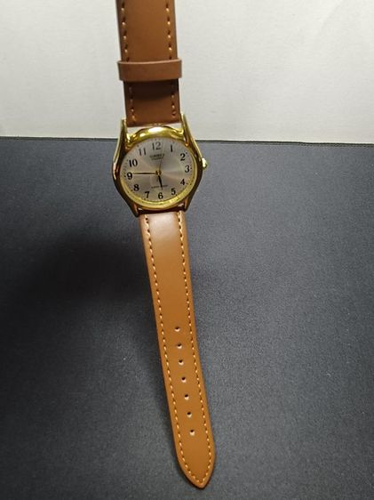นาฬิกามือสอง Casio MTP-1094 ตัวเรือนสีทอง หน้าเงิน วินเทจสไตล์ รูปที่ 5