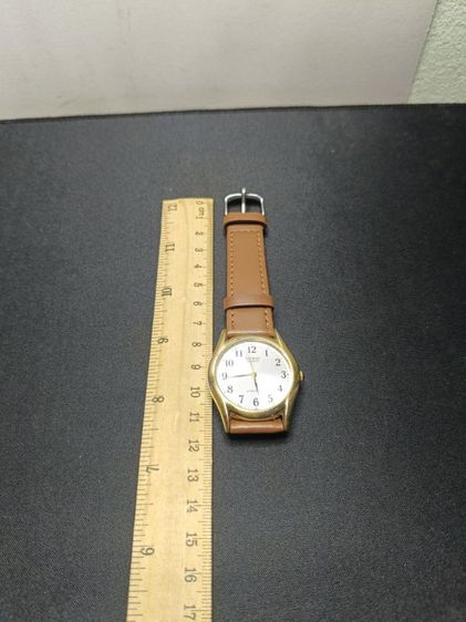 นาฬิกามือสอง Casio MTP-1094 ตัวเรือนสีทอง หน้าเงิน วินเทจสไตล์ รูปที่ 8