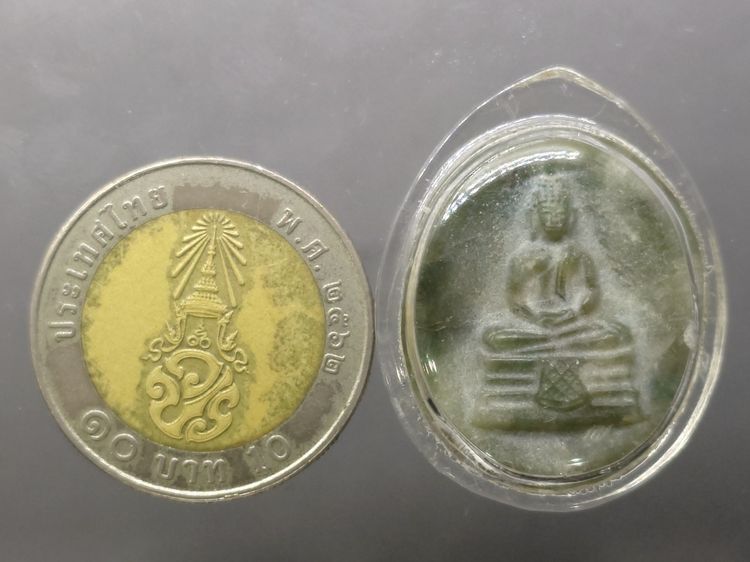 พระพุทธโสธร เนื้อหยก พิมพ์รูปไข่ หลังอุดโค๊ตแผ่นทองคำแท้ รุ่นประวัติศาสตร์ วัดโสธรวรารามวรวิหาร พ.ศ.2543 รูปที่ 5