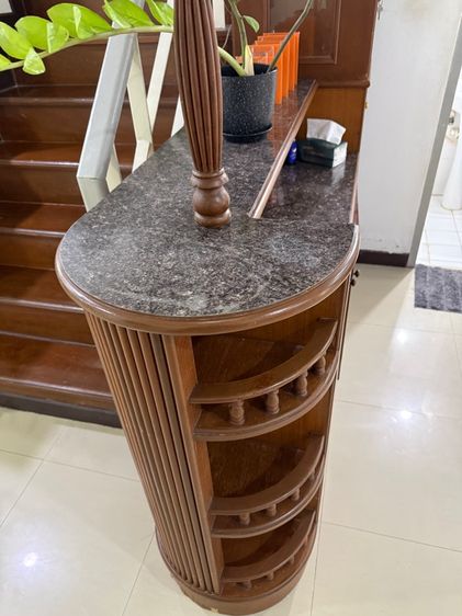 เคาท์เตอร์บาร์ ไม้สัก รูปที่ 3