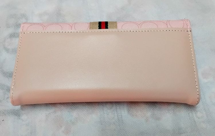 กระเป๋าสตางค์ใบยาวสีชมพู รูปที่ 5