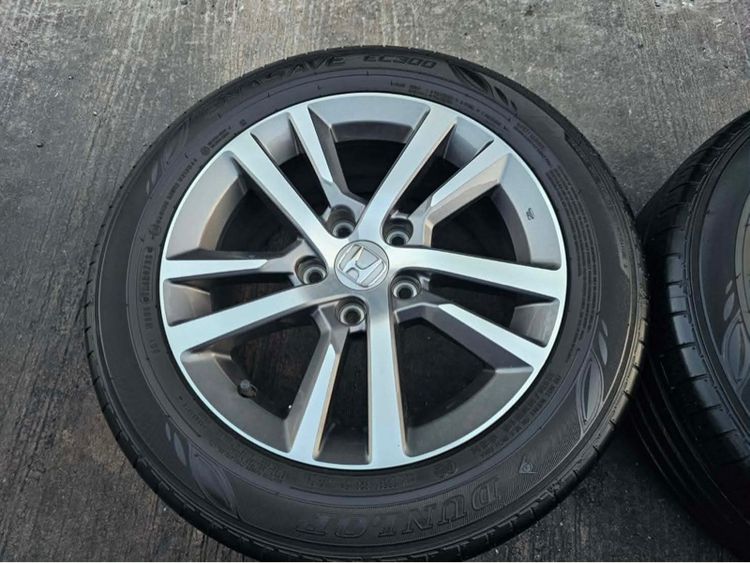 ล้อ Honda 5รู 114 พร้อมยาง Dunlop ปี 23 ขอบ16 สภาพสวย นัดรับได้ครับ รูปที่ 4