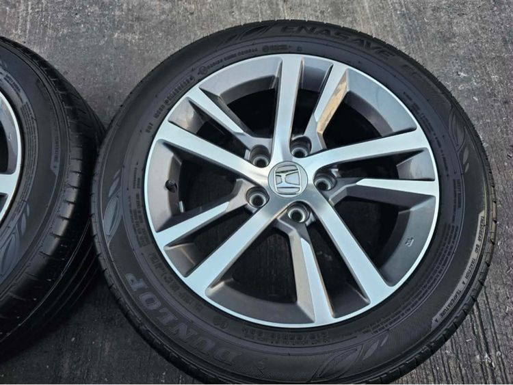 ล้อ Honda 5รู 114 พร้อมยาง Dunlop ปี 23 ขอบ16 สภาพสวย นัดรับได้ครับ รูปที่ 3