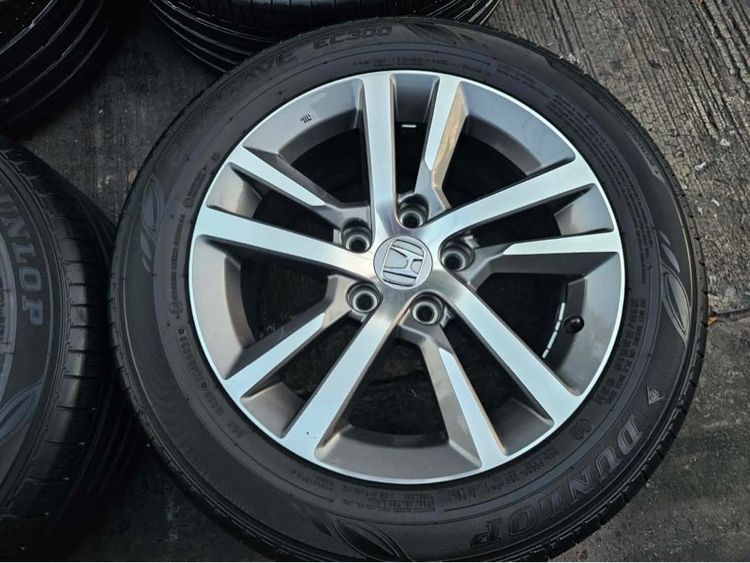 ล้อ Honda 5รู 114 พร้อมยาง Dunlop ปี 23 ขอบ16 สภาพสวย นัดรับได้ครับ รูปที่ 2