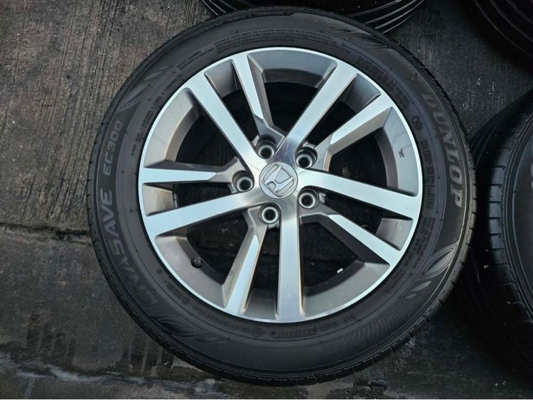 ล้อ Honda 5รู 114 พร้อมยาง Dunlop ปี 23 ขอบ16 สภาพสวย นัดรับได้ครับ รูปที่ 5