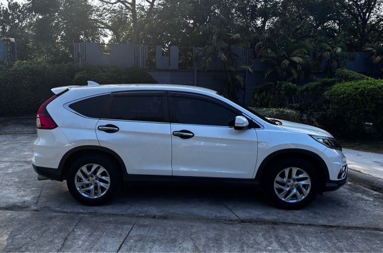 Honda CR-V 2015 Utility-car เบนซิน ไม่ติดแก๊ส เกียร์อัตโนมัติ ขาว รูปที่ 3