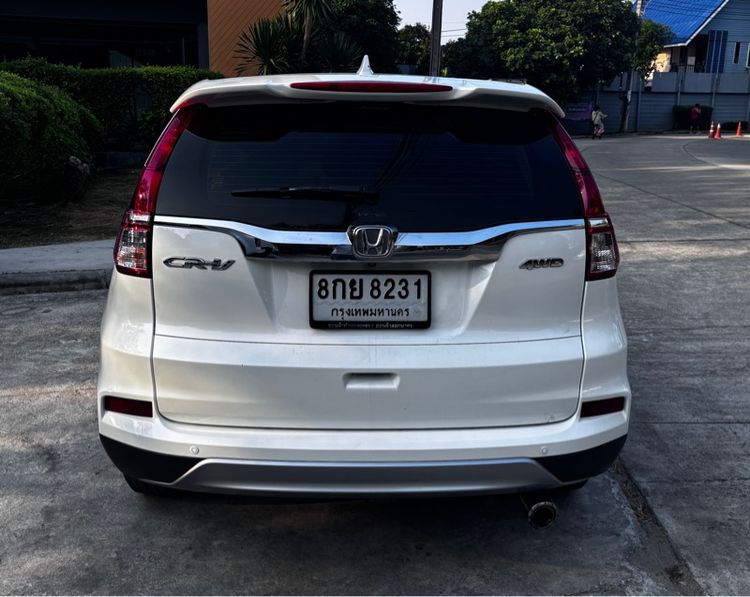 Honda CR-V 2015 Utility-car เบนซิน ไม่ติดแก๊ส เกียร์อัตโนมัติ ขาว รูปที่ 4