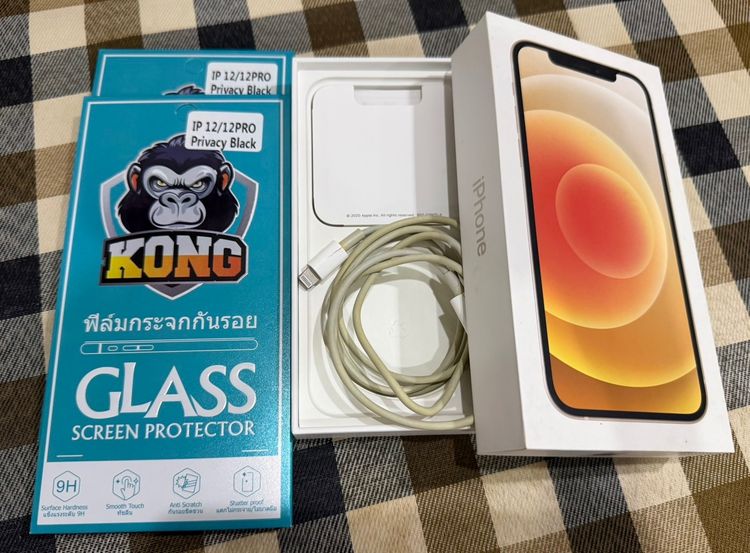iPhone12 128GB สีขาว เครื่องศูนย์ โมเดลTH สภาพสวยมากๆ ครบยกกล่อง🔥🔥 รูปที่ 7