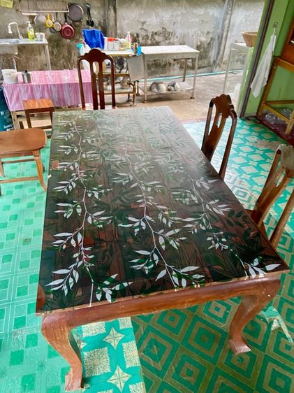 โต๊ะไม้สัก รูปที่ 4