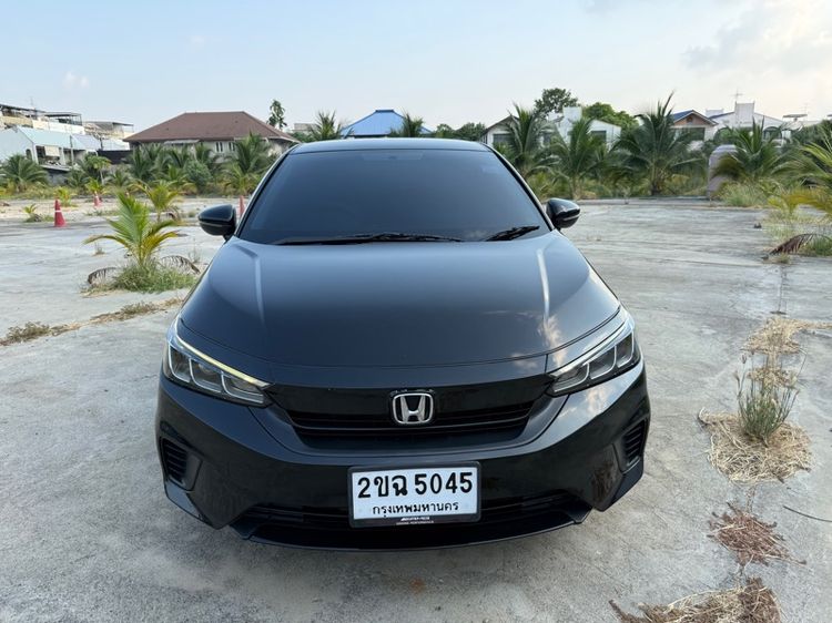 Honda City 2020 1.0 SV Sedan เบนซิน ไม่ติดแก๊ส เกียร์อัตโนมัติ ดำ รูปที่ 3