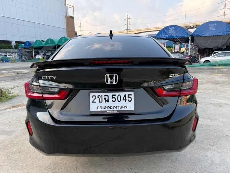 Honda City 2020 1.0 SV Sedan เบนซิน ไม่ติดแก๊ส เกียร์อัตโนมัติ ดำ รูปที่ 4