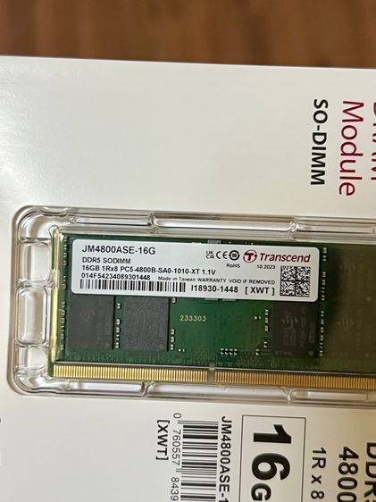 Ram notebook 16 GB DDR5 4800B ของใหม่ รูปที่ 2