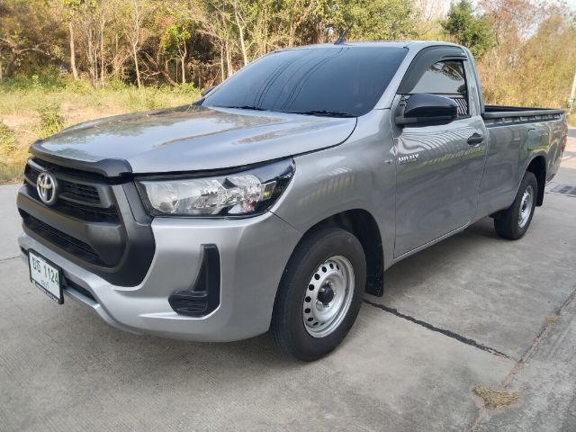 Toyota Hilux Revo 2021 2.4 Entry Pickup ดีเซล เกียร์ธรรมดา เทา รูปที่ 3