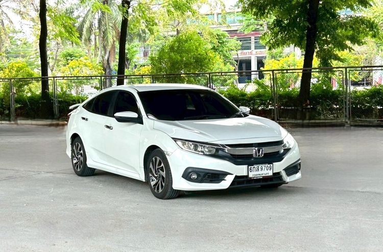 Honda Civic 2017 1.8 EL i-VTEC Sedan เบนซิน ไม่ติดแก๊ส เกียร์อัตโนมัติ ขาว รูปที่ 3