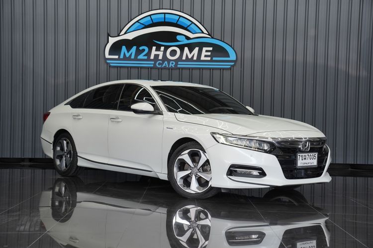 Honda Accord 2020 2.0 Hybrid Tech Sedan ไฮบริด เกียร์อัตโนมัติ ขาว รูปที่ 3