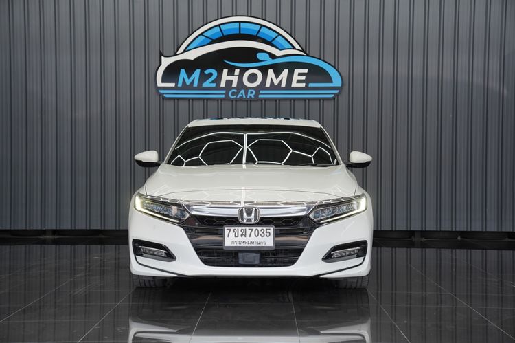 Honda Accord 2020 2.0 Hybrid Tech Sedan ไฮบริด เกียร์อัตโนมัติ ขาว รูปที่ 2