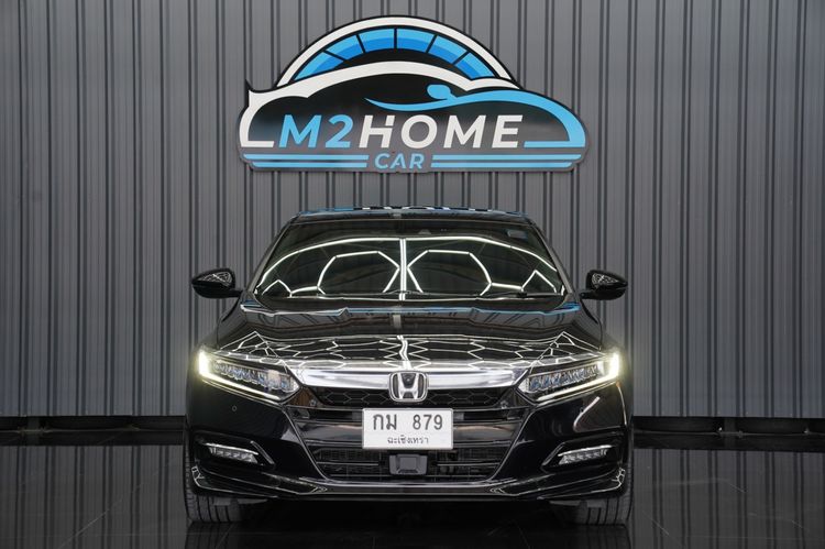 Honda Accord 2020 2.0 Hybrid Tech Sedan ไฮบริด เกียร์อัตโนมัติ ดำ รูปที่ 2