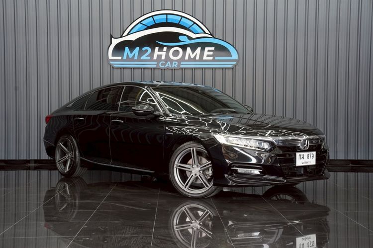 Honda Accord 2020 2.0 Hybrid Tech Sedan ไฮบริด เกียร์อัตโนมัติ ดำ รูปที่ 3