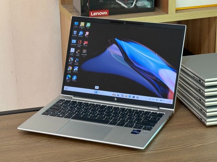 HP Elitebook 830 G9 i7-1265U vPro SSD512GB RAM16GB Win 11Pro คึย์บอร์ดแรงแสง สินค้ามือสอง งานลุยงานสำนักงาน งานทั่วไป รูปที่ 2