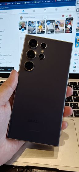 Samsung S24ULTRA 12 Rom 512 gb สภาพดีพร้อมใช้งาน สีม่วง รูปที่ 3