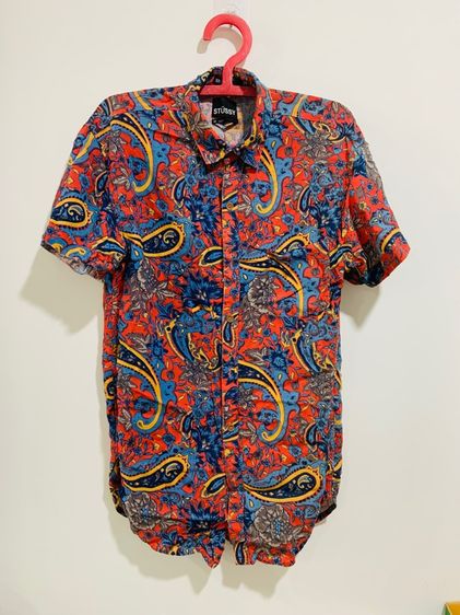 เสื้อเชิ้ต STUSSY แท้ 💯 size M วัดจริงเอว 21.5 ยาว 29  นิ้ว สภาพดีมาก ดีเทลชายเสื้อสวย สีสด ทรงสวย เนื้อผ้าดียืดหยุ่นดีมากครับ