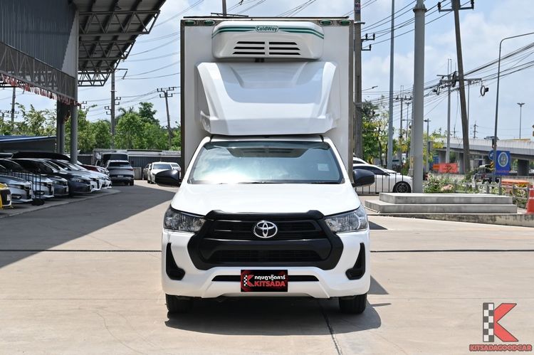 Toyota Hilux Revo 2023 2.4 Entry Pickup ดีเซล ไม่ติดแก๊ส เกียร์ธรรมดา ขาว รูปที่ 2