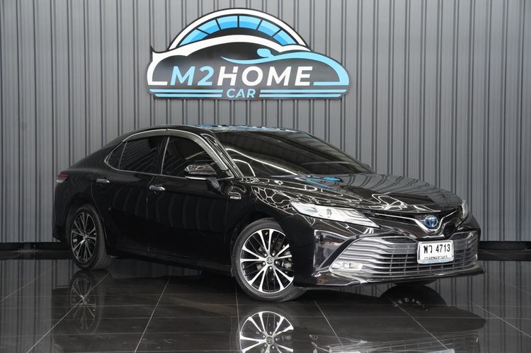 Toyota Camry 2020 2.5 HV Premium Sedan ไฮบริด เกียร์อัตโนมัติ ดำ รูปที่ 3