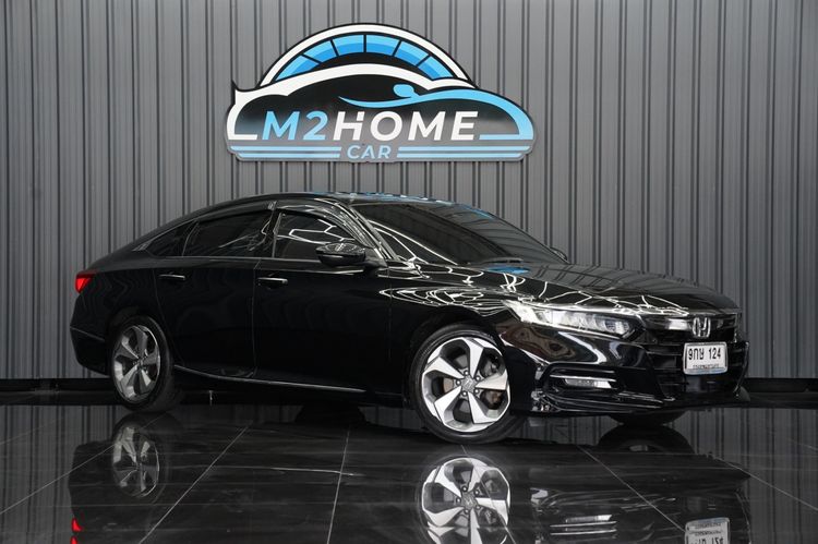 Honda Accord 2019 2.0 Hybrid Tech Sedan ไฮบริด เกียร์อัตโนมัติ ดำ รูปที่ 3