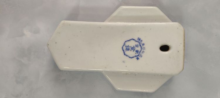 นาฬิกาเนื้ สำหรับปลูกต้นไม้ งานกระเบื้องงานเก่าวินเทจจากจีน ยาวประมาณ 7 นิ้วกว้างประมาณ4 นิ้วครึ่ง รูปที่ 5