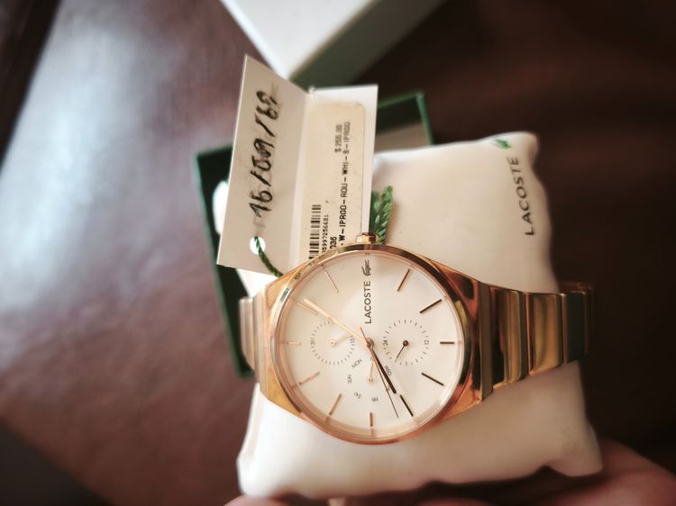 นาฬิกา Lacoste แท้ สี Rose Gold  รูปที่ 7