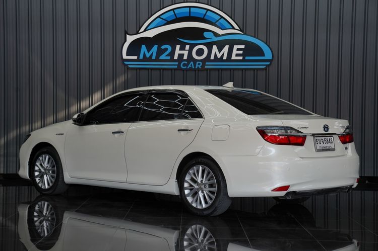 Toyota Camry 2015 2.5 Hybrid Sedan ไฮบริด เกียร์อัตโนมัติ ขาว รูปที่ 4