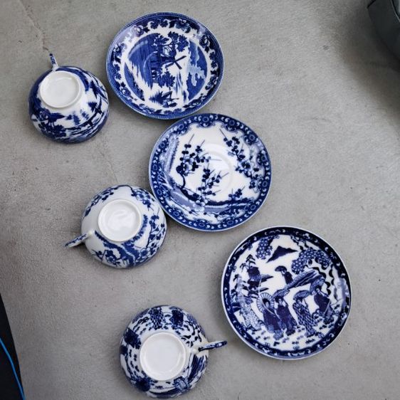 นาฬิกา Elle , ไขลาน Krone กระเป๋าสตางค์ new york, เข็มขัดวินเทจ, แก้วจานยุคเมจิ รูปเกอิชา , กระเป๋า Gucci รูปที่ 11