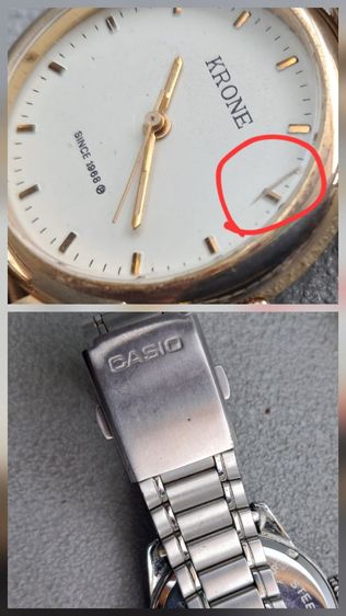 นาฬิกา Elle , ไขลาน Krone กระเป๋าสตางค์ new york, เข็มขัดวินเทจ, แก้วจานยุคเมจิ รูปเกอิชา , กระเป๋า Gucci รูปที่ 4