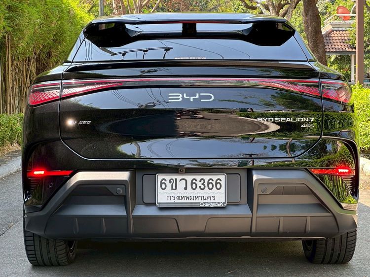 BYD Sealion 7 2025 AWD Performance Utility-car ไฟฟ้า ไม่ติดแก๊ส เกียร์อัตโนมัติ ดำ รูปที่ 4