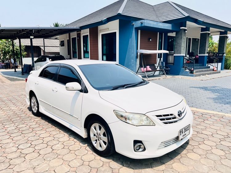 Toyota Corolla 2011 1.5 GXi เบนซิน NGV เกียร์อัตโนมัติ ขาว รูปที่ 2