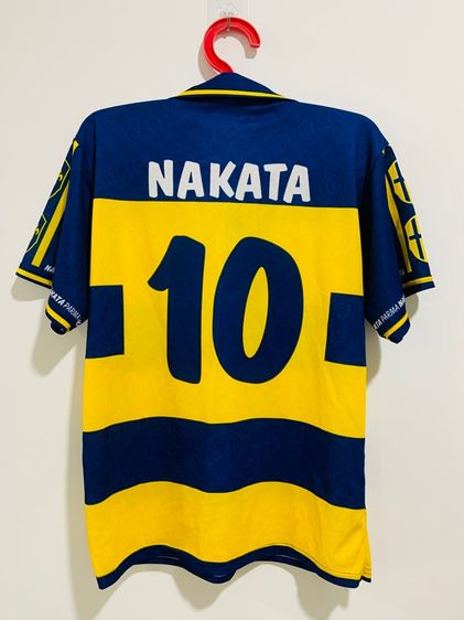 เสื้อยืดกีฬาทีม PARMA เบอร์ 10 NAKATA แท้ 💯 size ขนาด อก 21.5 ยาว 27.5 นิ้ว สภาพดี ดีเทลสวย ดีเทลสวยเนื้อผ้าดีมากนิ่มใส่สบาย รูปที่ 5