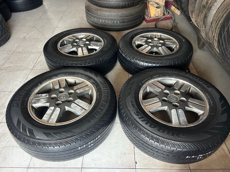 ล้อแม็กเดิมTOYOTA VIGO 15 พร้อมยาง  รูปที่ 2