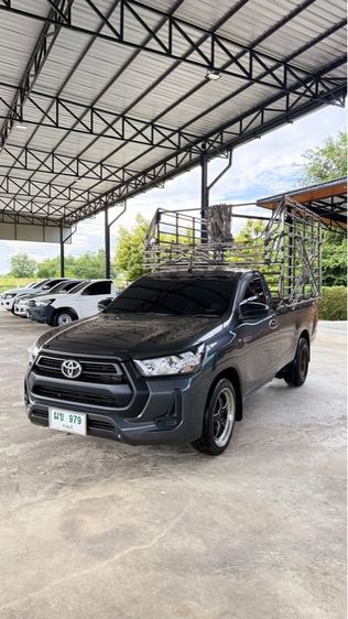 Toyota Hilux Revo 2021 2.8 J Plus Pickup ดีเซล ไม่ติดแก๊ส เกียร์ธรรมดา เทา รูปที่ 2