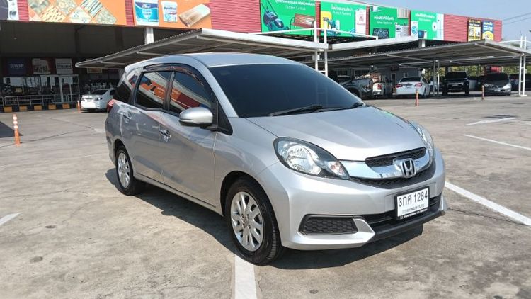 Honda Mobilio 2014 1.5 V เบนซิน ไม่ติดแก๊ส เกียร์อัตโนมัติ เทา รูปที่ 4