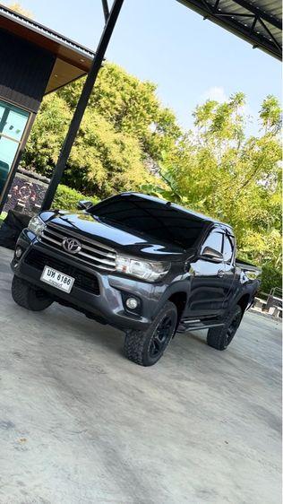 Toyota Hilux Revo 2017 2.4 G Prerunner Pickup ดีเซล ไม่ติดแก๊ส เกียร์อัตโนมัติ เทา รูปที่ 3
