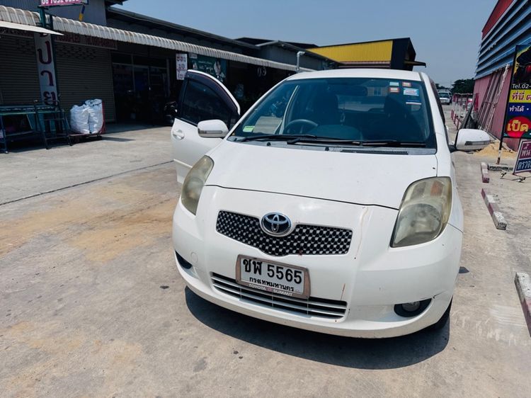 Toyota Yaris 2007 1.5 G Sedan เบนซิน ไม่ติดแก๊ส เกียร์อัตโนมัติ ขาว รูปที่ 3