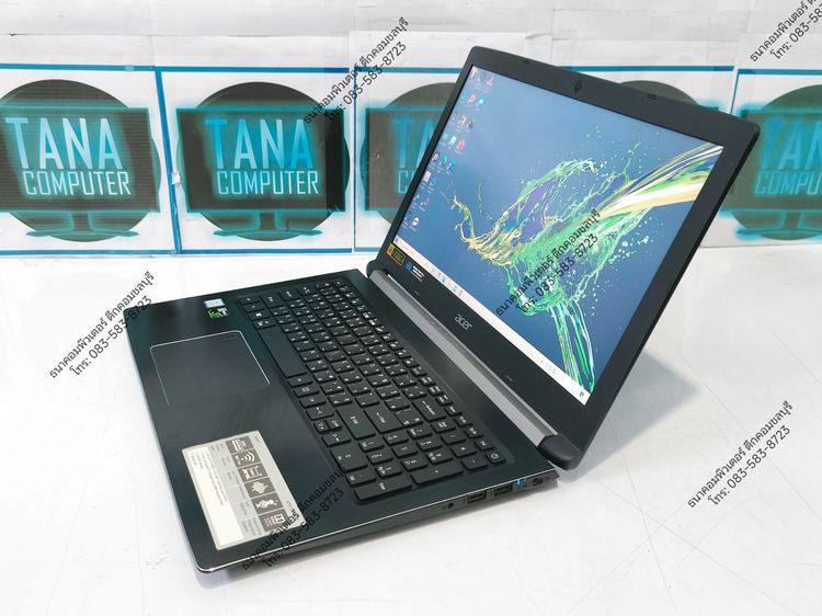 โน๊ตบุคเล่นเกมส์มือสอง Acer Gaming Intel I5-8300H Ram16GB SSD240GB GTX1050 4GB รูปที่ 4