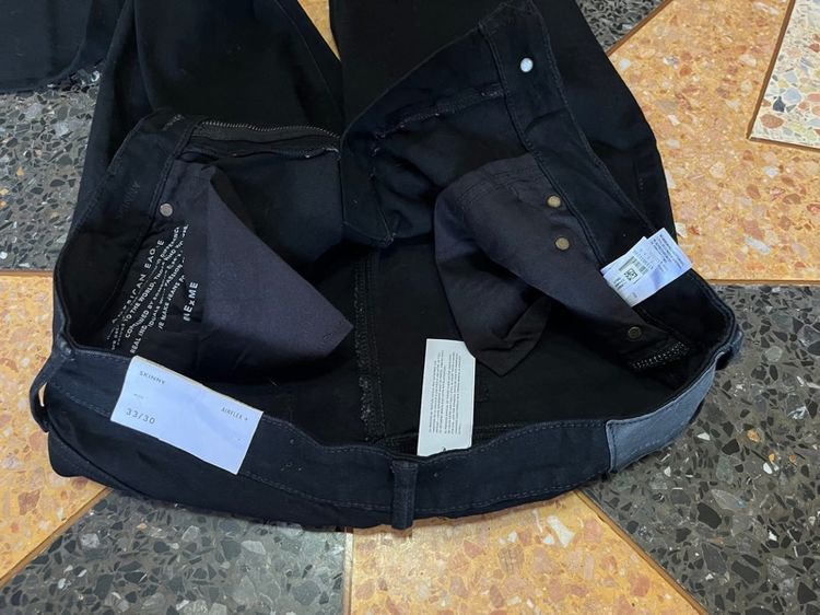 📌AMERICAN EAGLE 🦅 -Super black มือ1 ป้ายห้อย เอว33-34 รูปที่ 7